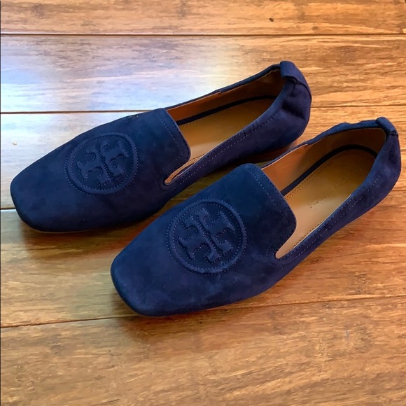 Tory burch suede loafers Clearance